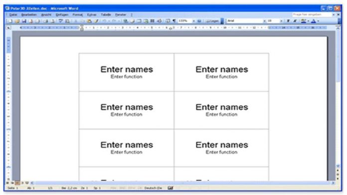 Making Of Name Tag Template Microsoft Word In Few Easy Steps. - Techyv.com