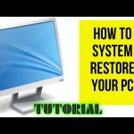 How To System Restore Your PC