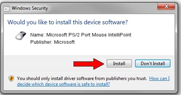 microsoft ps 2 mouse driver windows 11